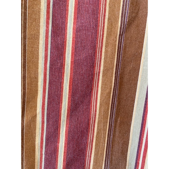 Vtg y2k Striped Capris Orange Red Yellow - Picture 3 of 3